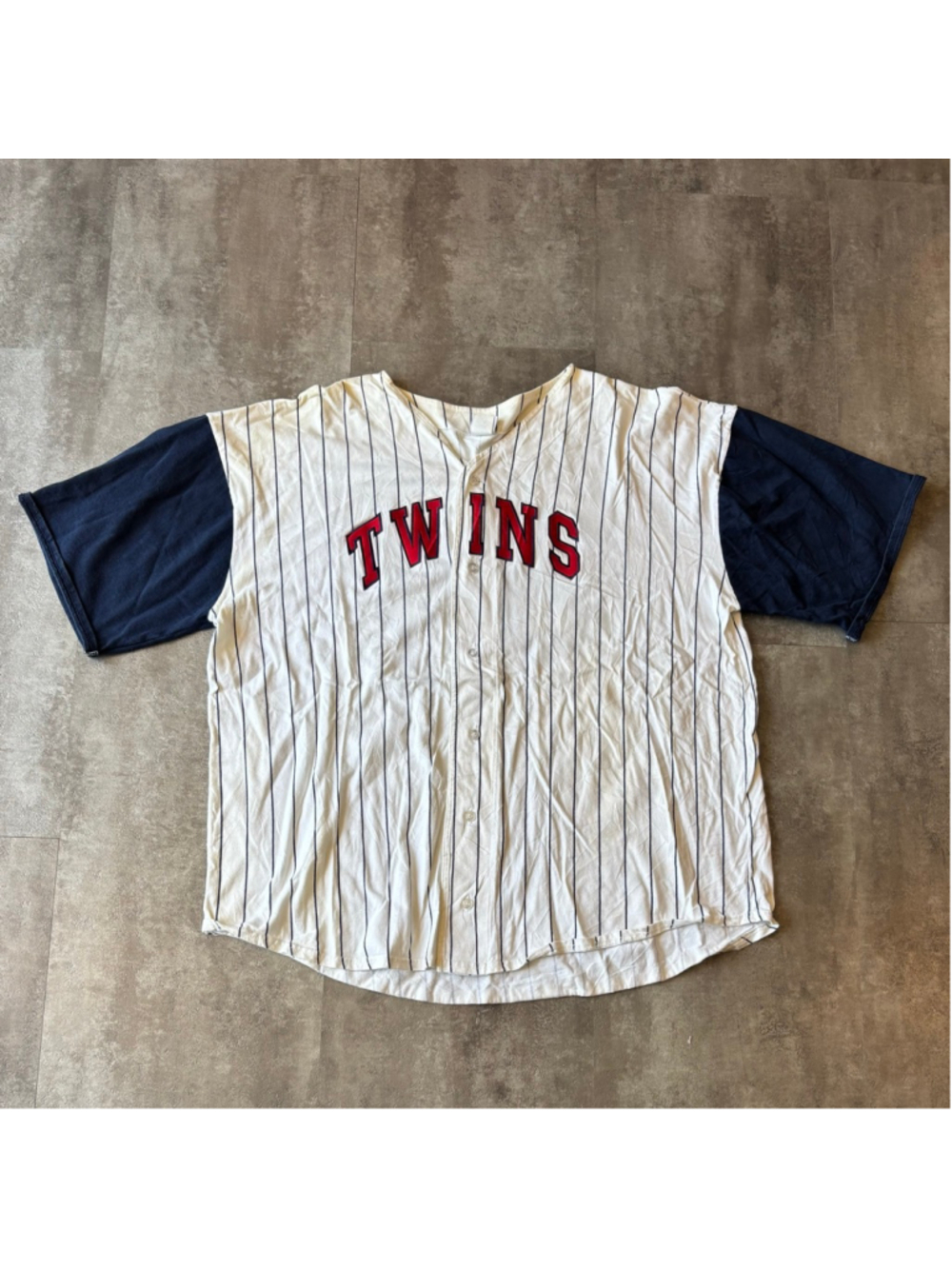 Vintage Logo 7 Minnesota Twins Kirby Puckett Jersey Men’s XL Cotton